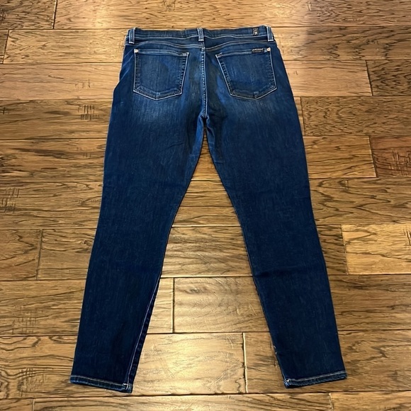 7 For All Mankind High Waist Ankle Gwenevere Size 32 - Picture 2 of 16